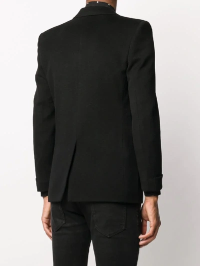 Shop Saint Laurent Single-breasted Blazer In Black