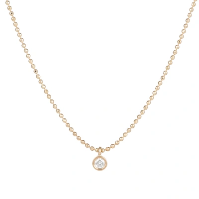 Shop Ariel Gordon Jewelry Diamond Dust Necklace In Yellow Gold / White Diamond