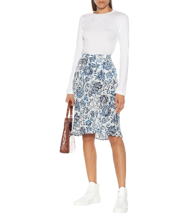 Velvet Daniela Whisper Cotton Tee White In White