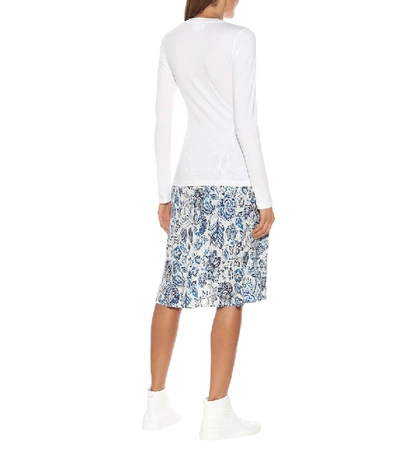Velvet Daniela Whisper Cotton Tee White In White