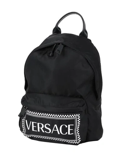 Shop Versace Backpacks In Black
