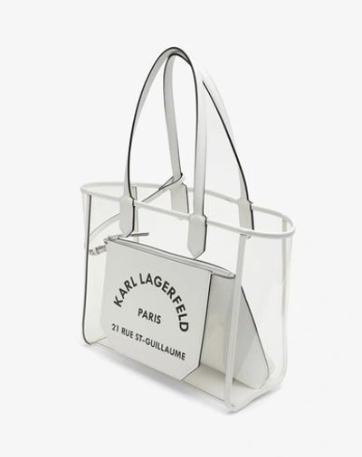 Shop Karl Lagerfeld Handbag In White