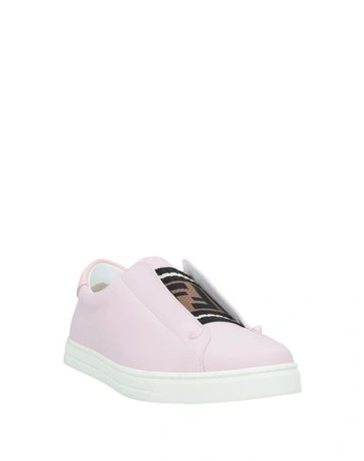 Shop Fendi Sneakers In Pink