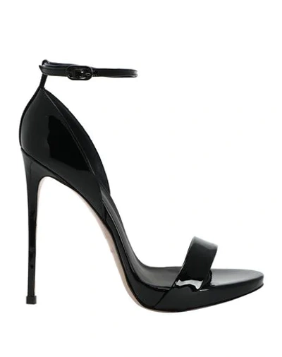 Shop Le Silla Woman Sandals Black Size 10 Soft Leather