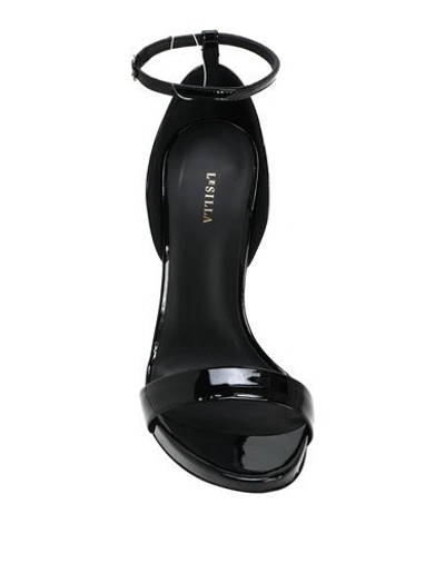 Shop Le Silla Woman Sandals Black Size 10 Soft Leather