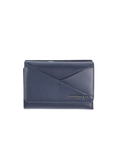 Shop Mandarina Duck Wallet In Dark Blue