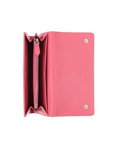 Shop Sergio Rossi Wallet In Fuchsia