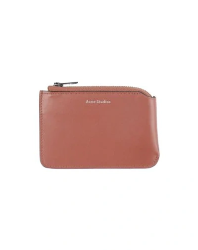 Shop Acne Studios Wallet In Brown