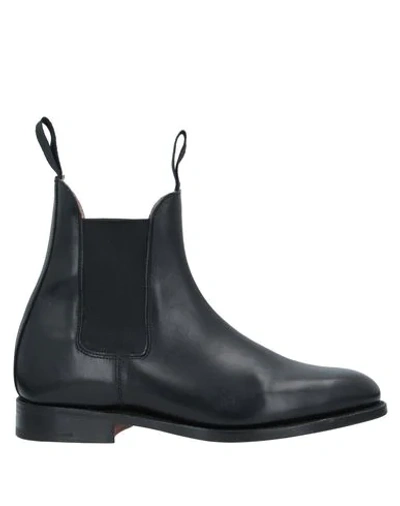 Shop Tricker's Man Ankle Boots Black Size 14 Soft Leather