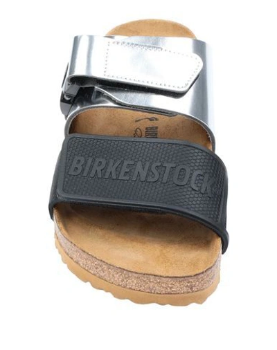 Shop Birkenstock Rick Owens X  Man Sandals Black Size 9 Soft Leather