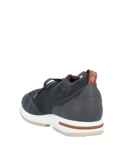 Shop Loro Piana Sneakers In Grey