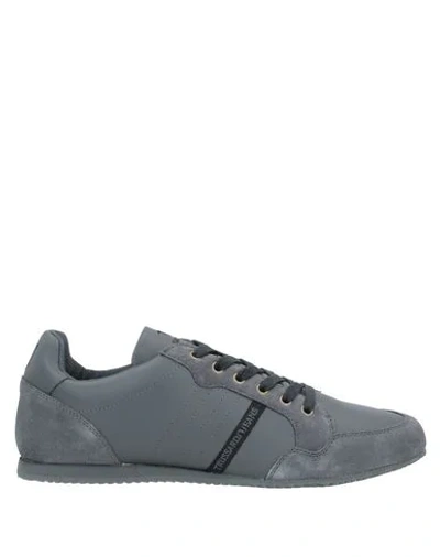 Shop Trussardi Jeans Sneakers In Lead