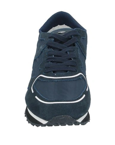 Shop Alberto Guardiani Sneakers In Dark Blue