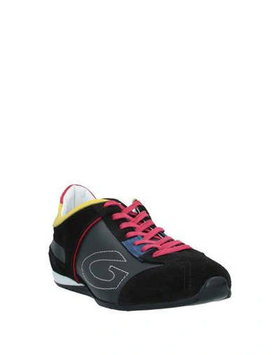 Shop Alberto Guardiani Sneakers In Black