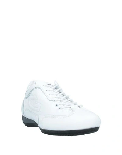 Shop Alberto Guardiani Sneakers In White