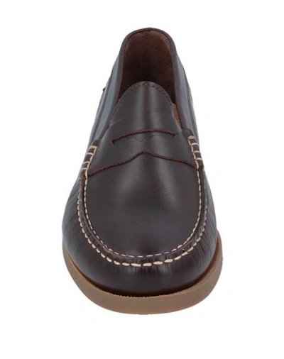Shop Docksteps Man Loafers Dark Brown Size 9 Soft Leather