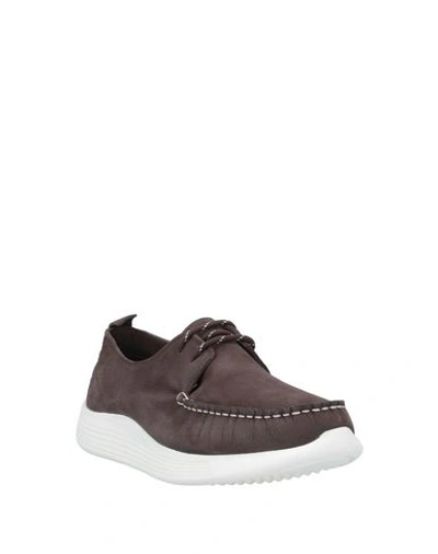 Shop Docksteps Lace-up Shoes In Dark Brown