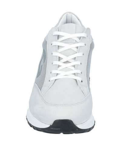 Shop Alberto Guardiani Sneakers In Light Grey