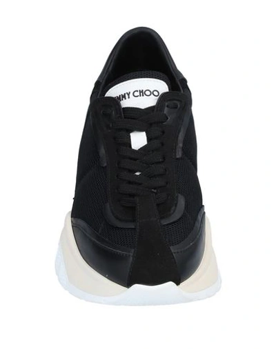 Shop Jimmy Choo Sneakers In Black