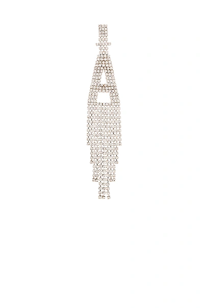 Retroféte Alphabet Earring In Silver