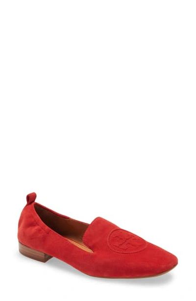 Shop Tory Burch Leigh Loafer In Bright Carnelian