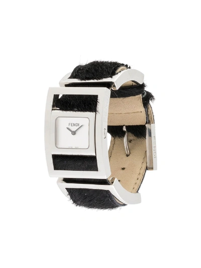 Pre-owned Fendi Registered Model Wrist Watch In Black