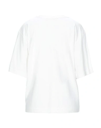 Shop Boutique Moschino Woman T-shirt White Size 2 Cotton