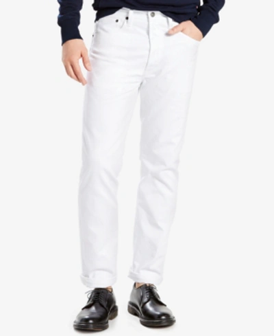 Shop Levi's Men's 501 Original Shrink-to-fit Jeans In White 501 Crispy