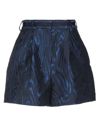 Shop Kenzo Shorts In Dark Blue