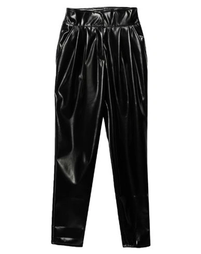 Shop Laneus Woman Pants Black Size 6 Polyurethane