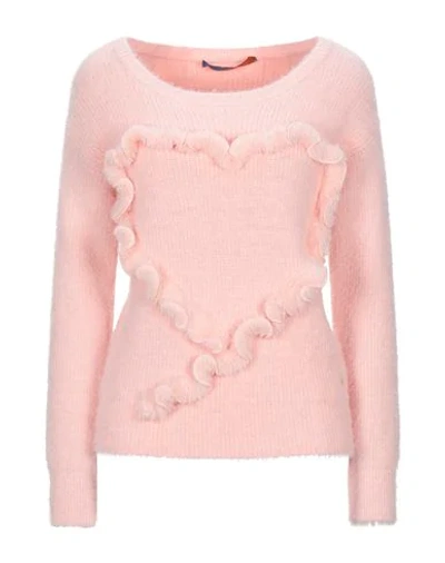 Shop Trussardi Jeans Sweater In Light Pink