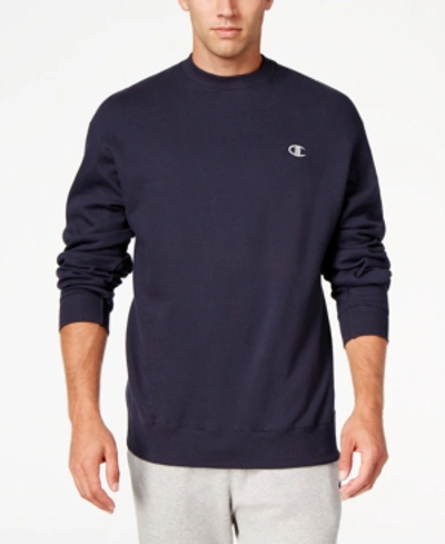 Shop Champion Men's Powerblend Fleece Sweatshirt In Oxford Grey