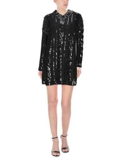 Moschino Short Dresses In Black