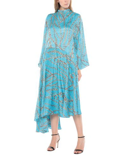 Shop Balenciaga Formal Dress In Azure