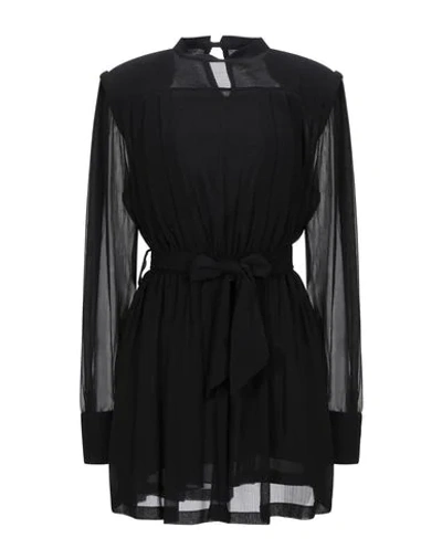 Shop Nineminutes Short Dress In Black