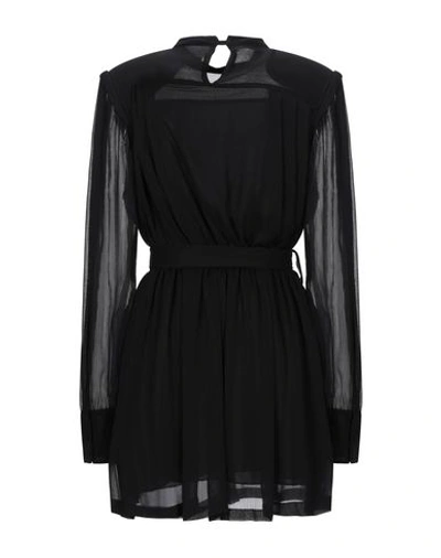 Shop Nineminutes Short Dress In Black