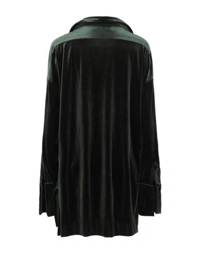 Shop Daniela Pancheri Blouse In Dark Green