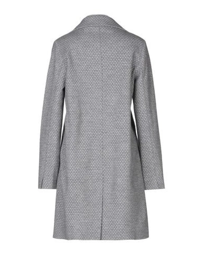 Shop Le Tricot Perugia Overcoats In Grey
