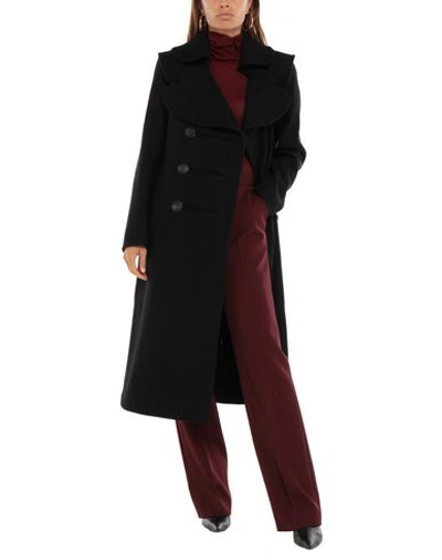 Shop Lanvin Coat In Black