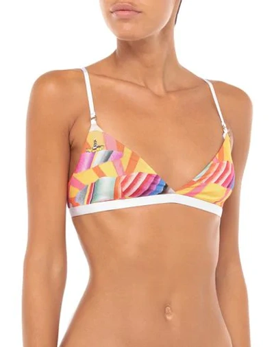 Shop Stella Mccartney Bikini Tops In Orange
