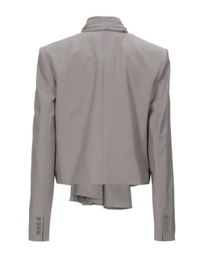 Shop Tibi Suit Jackets In Grey