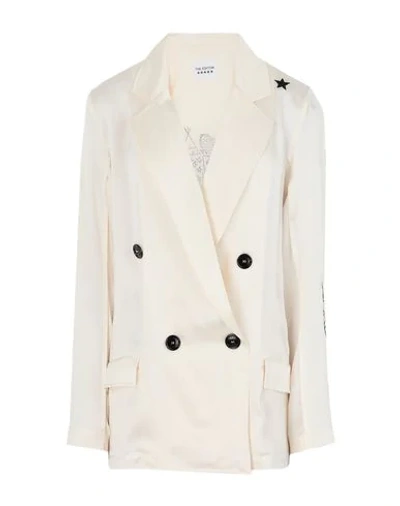 Shop The Editor Sartorial Jacket In Ivory