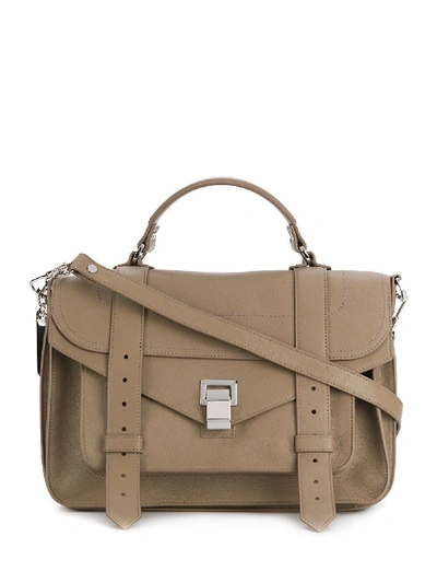 Shop Proenza Schouler Medium Ps1 Cross-body Bag In Neutrals