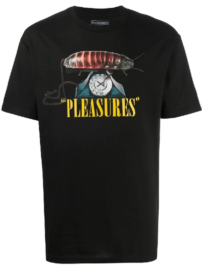Shop Pleasures Dial T-shirt In Black