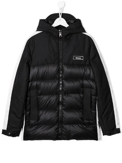 Shop Moncler Teen Padded Down Jacket In Black