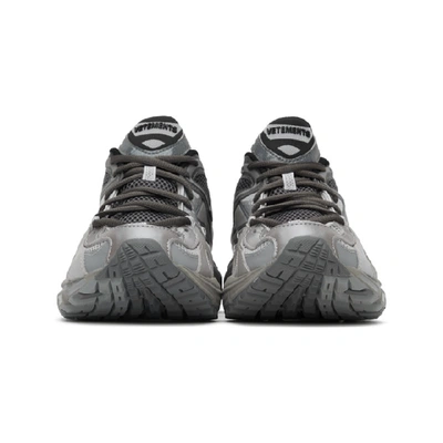 Shop Vetements Grey Reebok Edition Runner 200 Sneakers