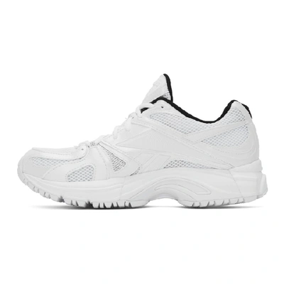 Shop Vetements White Reebok Edition Runner 200 Sneakers