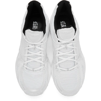 Shop Vetements White Reebok Edition Runner 200 Sneakers