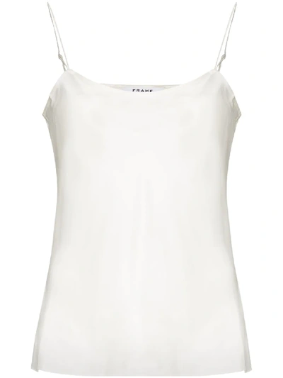 Shop Frame Cowl-neck Camisole Top In White