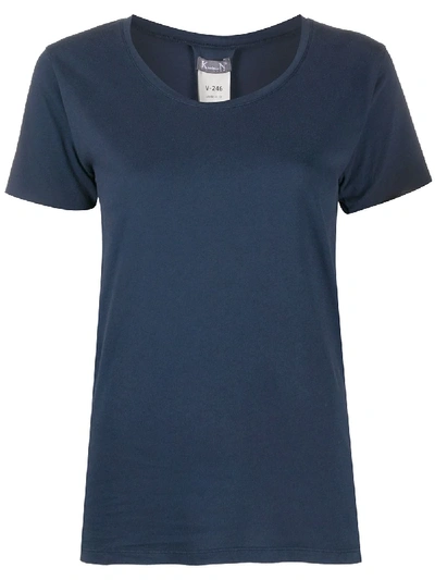 Shop Kristensen Du Nord T-shirt Mit Rundem Ausschnitt In Blue